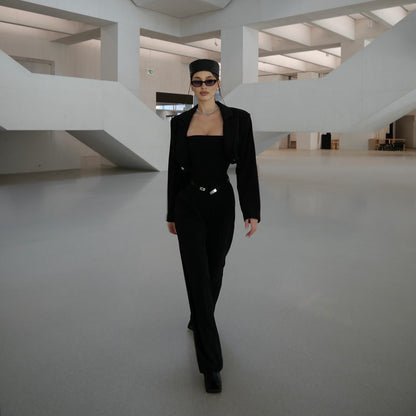 Dames Combinaison élégante avec une coupe ajustée et des détails à la mode Chic und Stil