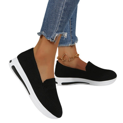 Baskets Slip-On tendance pour femmes avec tige en mesh respirant et semelle antidérapante Chic und Stil