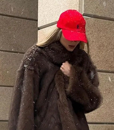 Dames élégant et confortable manteau d'hiver Chic und Stil