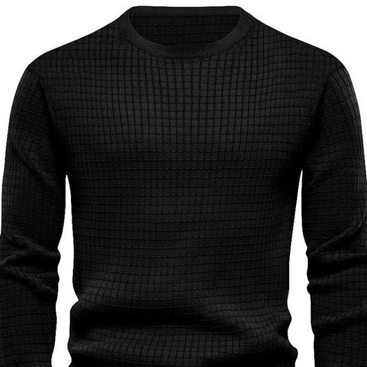 Pull en tricot pour hommes au design structuré Chic und Stil