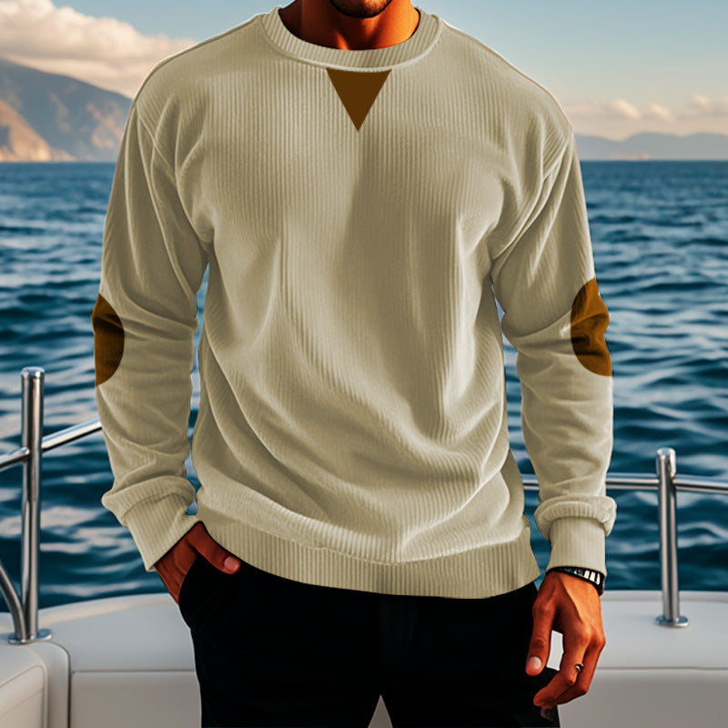 Comfortable fleece pullover for men with Chic and Style structure