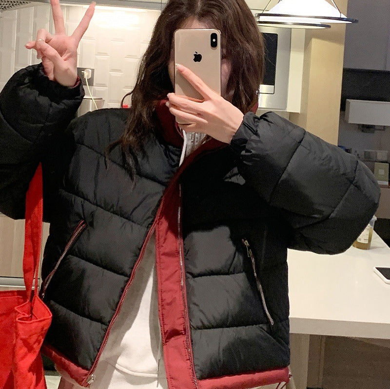 Dames courte veste de loisirs matelassée avec poches zippées latérales Chic und Stil