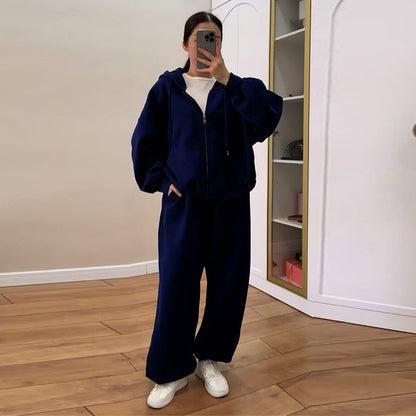Chic und Stil ensemble décontracté à capuche et pantalon de jogging pour femmes