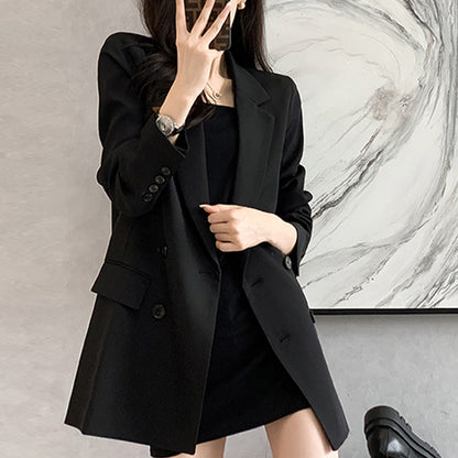Veste oversize à double boutonnage pour femmes Chic und Stil