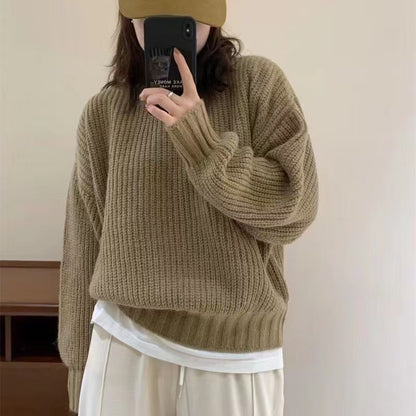Pull en tricot large pour femme avec coupe décontractée Chic und Stil