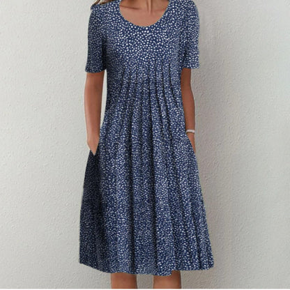 Robe maxi pour femmes avec un design floral et des manches larges Chic und Stil