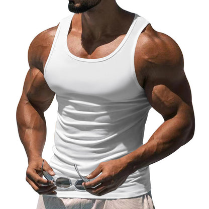 Hommes Débardeur de sport respirant à coupe ajustée Chic und Stil