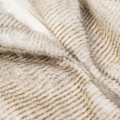 Veste en fausse fourrure à la mode pour femmes avec col élégant Chic & Stil