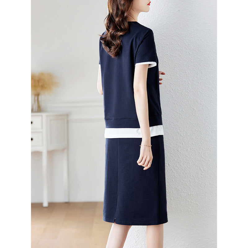Robe Midi Superposée Décontractée pour Femmes Chic und Stil