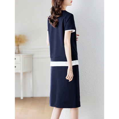 Robe Midi Superposée Décontractée pour Femmes Chic und Stil