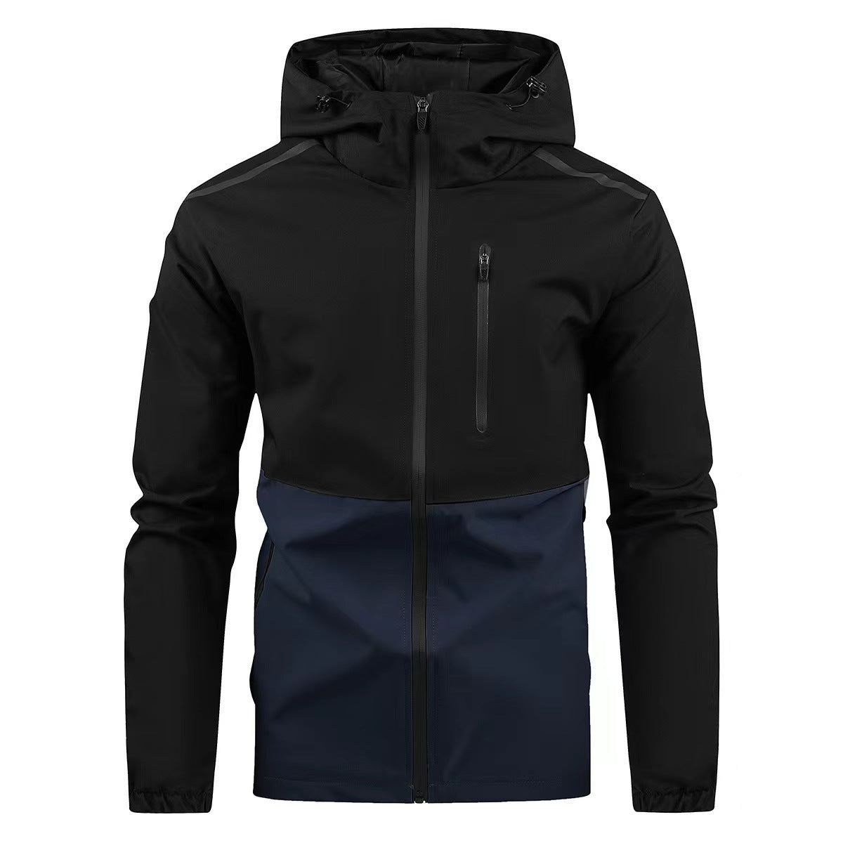 Functional waterproof jacket for men with adjustable hood Chic and Style