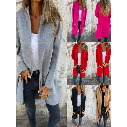 Ladies elegant jacket with zipper and pockets Chic und Stil