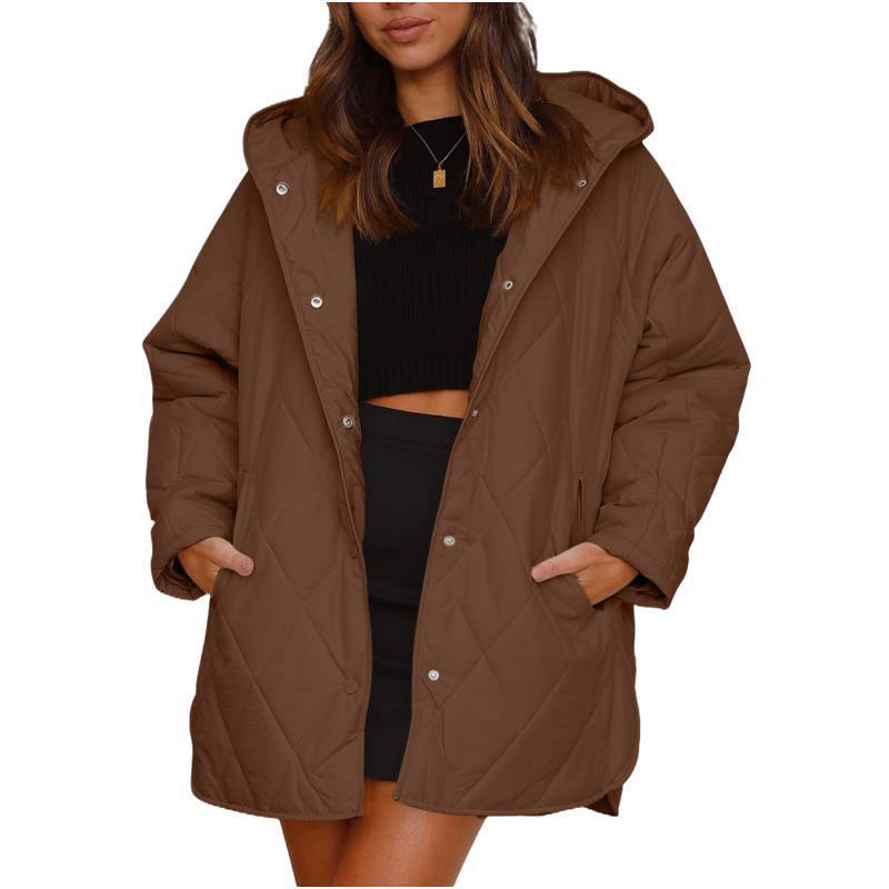 Ladies Chic and Style Padded Heated Coat