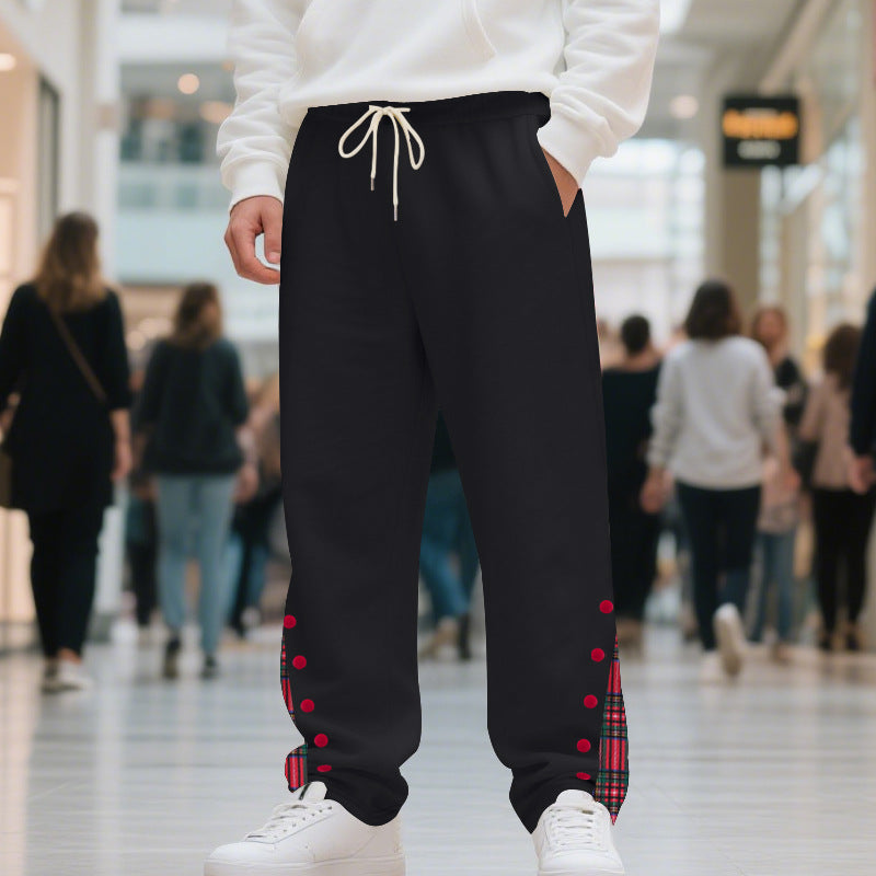 Casual cargo shorts for men with practical drawstring and trendy checked design Chic and Style