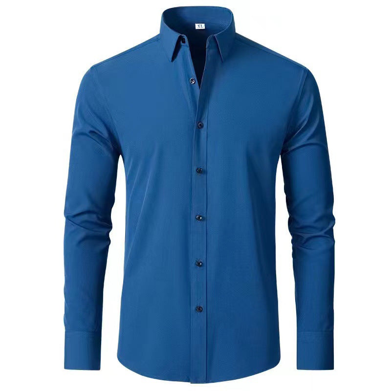Chemise pour hommes à manches longues avec une coupe élégante et des détails de boutons raffinés Chic und Stil