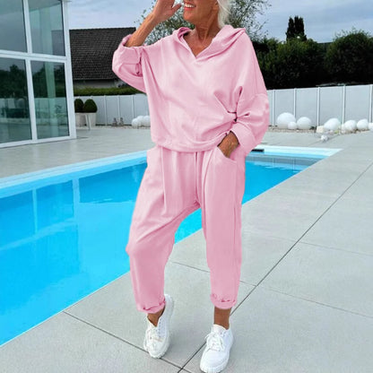 Chic and Stylish Women's Trendy Hoodie and Jogger Pants Set