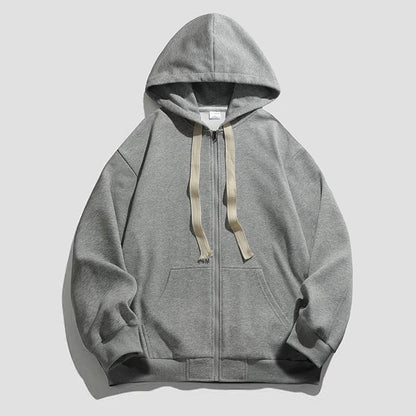 Dame veste à capuche chaude avec zip intégral et poches spacieuses Chic und Stil