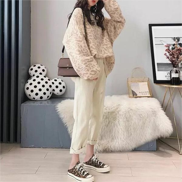 Pull en tricot surdimensionné pour femmes avec motif animal moderne Chic und Stil