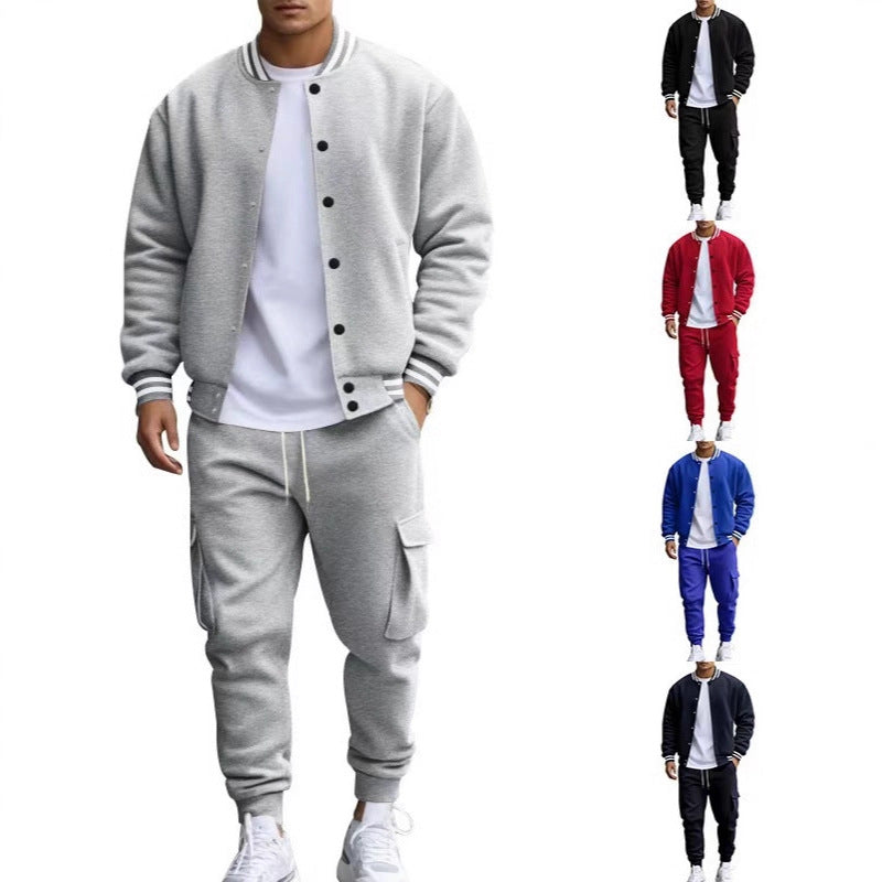 Chic and Stil men's sweater and jogger pants set, comfortable and stylish.