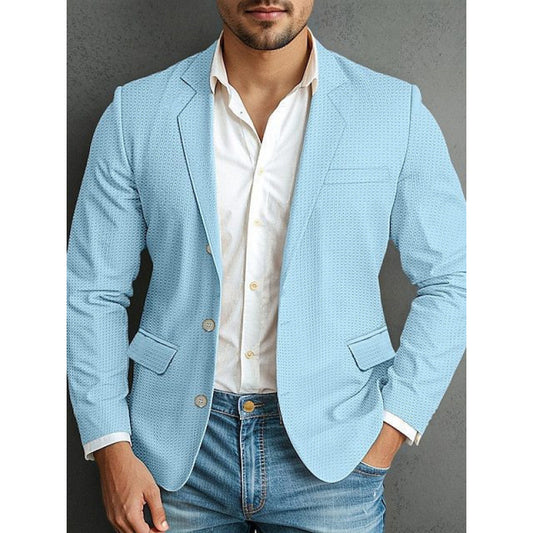 Blazer élégant pour hommes avec un design texturé et des poches pratiques Chic und Stil