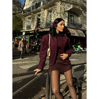 Women Stylish and Casual High-Cut Transition Jacket Chic and Style