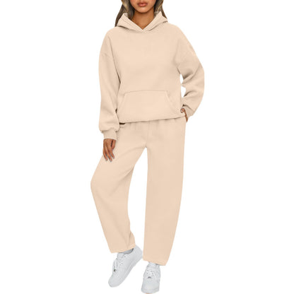 Dames confortables Oversized sweats avec poche kangourou Chic und Stil