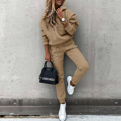 Ensemble de sweatpants décontractés pour femmes avec pull surdimensionné Chic und Stil