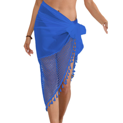 Dames Élégant Crochet Plage Sarong Enveloppe Chic und Stil