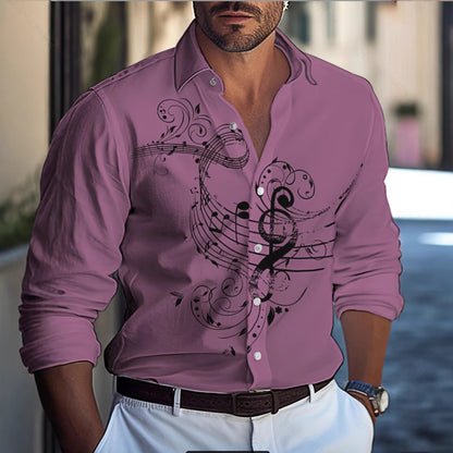 Chemise pour hommes avec motif pinceau moderne Chic und Stil