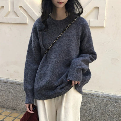 Femme pull oversized confortable Chic und Stil