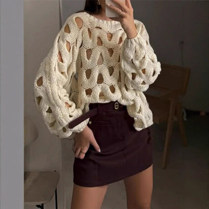 Dames pull en tricot léger Chic und Stil
