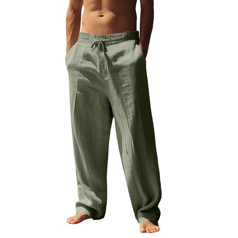 Men's airy summer pants with elastic waistband Chic and style