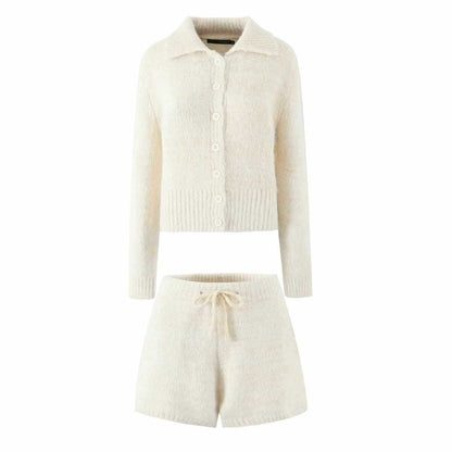 Dames cardigan en tricot confortable avec col classique Chic und Stil