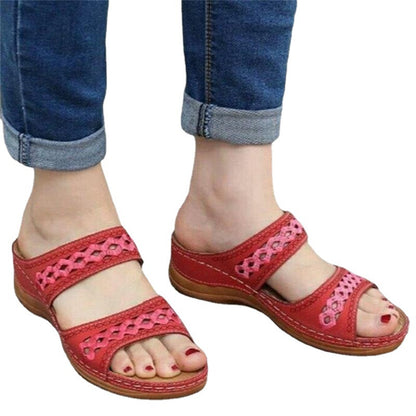 Sandales confortables à lanières pour dames avec semelle ergonomique et design élégant Chic und Stil