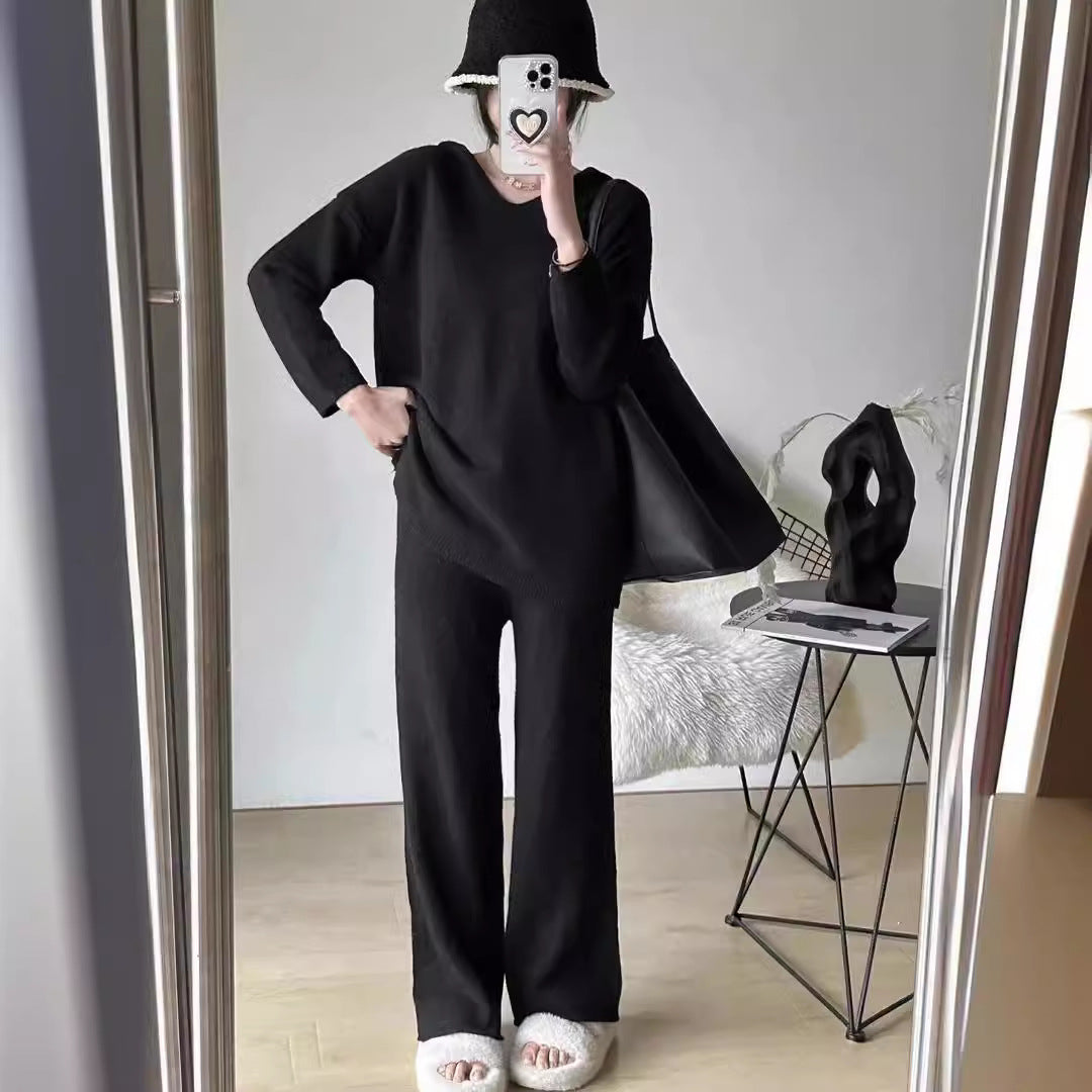 Dames Élégante et confortable Loungewear décolleté en V Chic und Stil