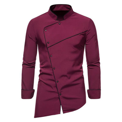 Men's chef jacket with precious contrasts and high-quality finish Chic and Style