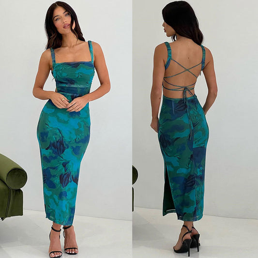 Robe pour femmes Bodycon Cami Maxi Chic und Stil