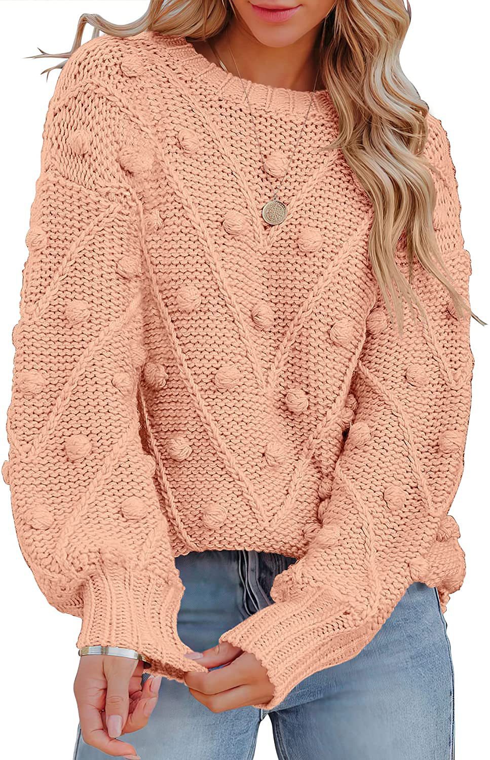Pull en tricot stylé pour femmes avec motif 3D texturé Chic und Stil