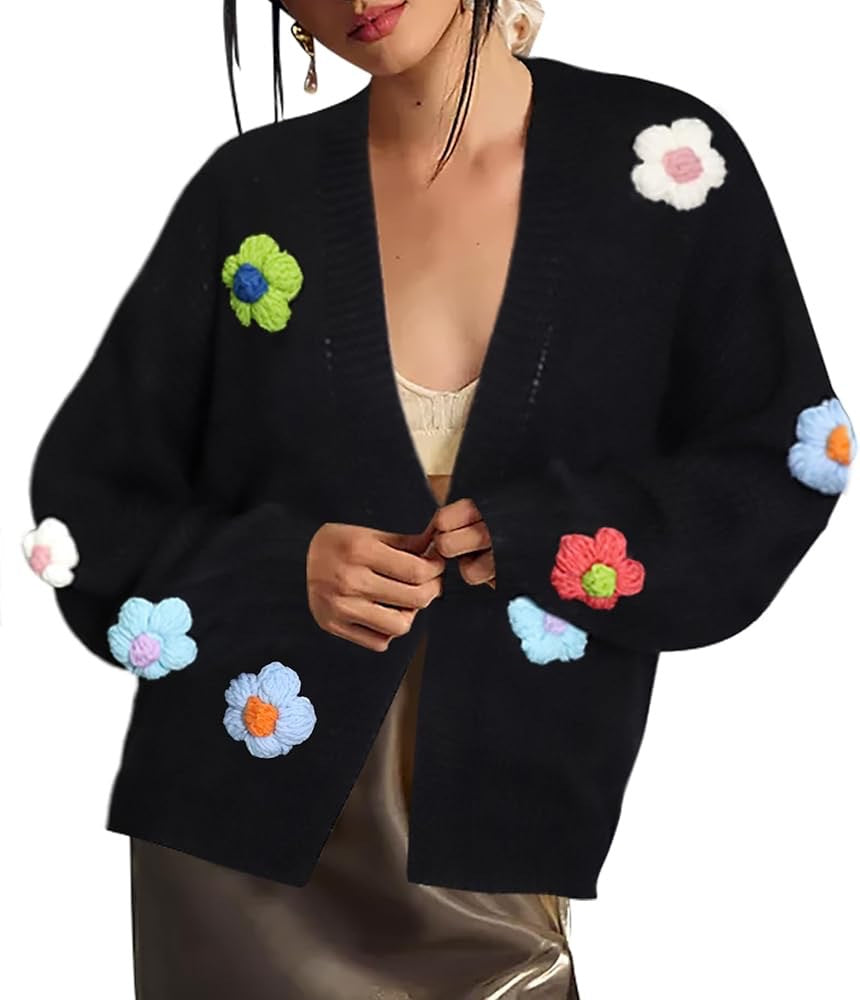 Dames gilet avec appliques florales Chic und Stil