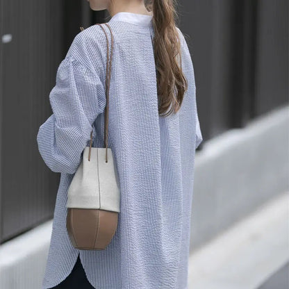 Chemise surdimensionnée à rayures pour femmes Chic und Stil