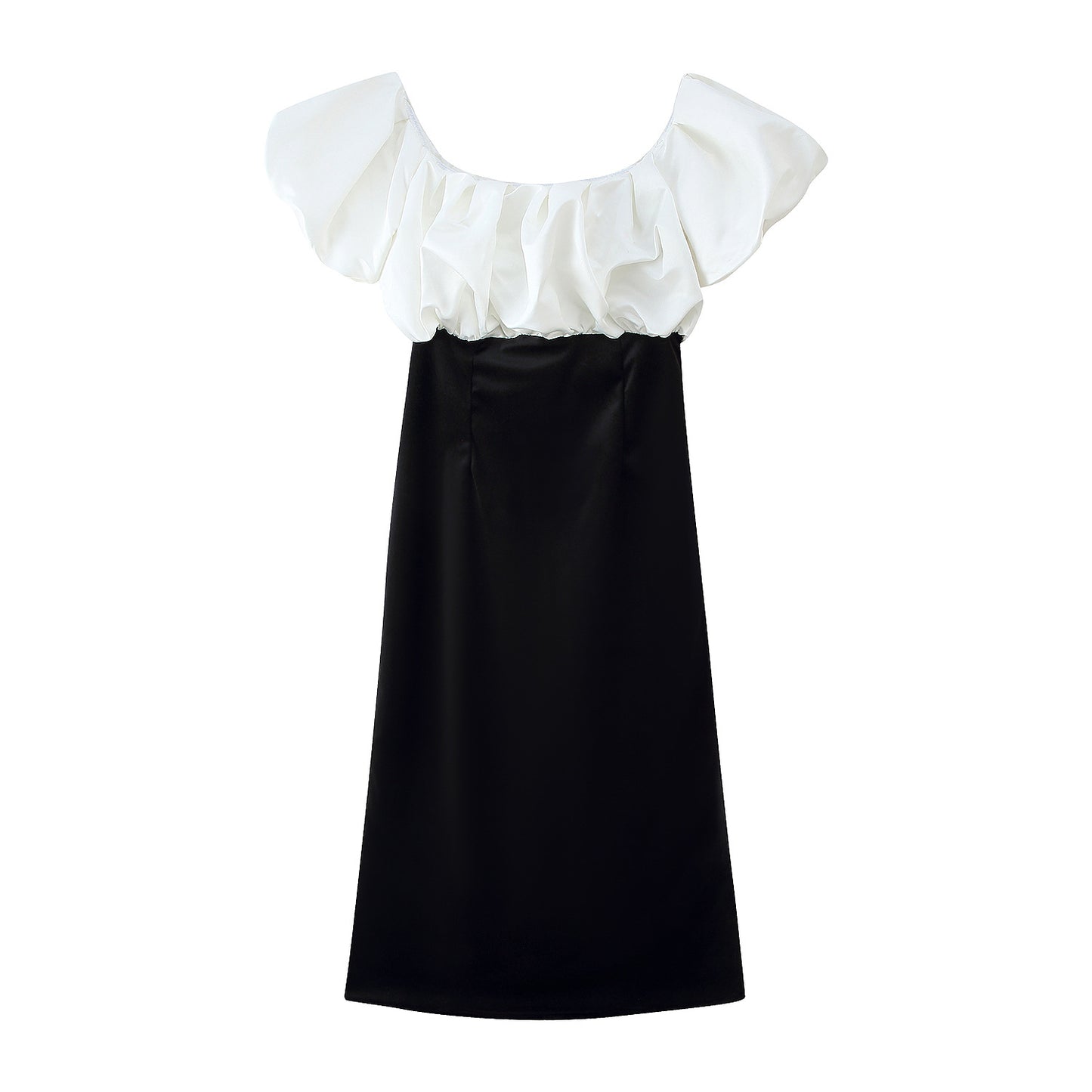 Robe maxi femme avec des détails de volants volumineux et une coupe élégante Chic und Stil