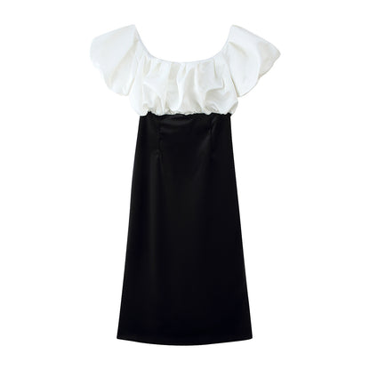 Robe maxi femme avec des détails de volants volumineux et une coupe élégante Chic und Stil