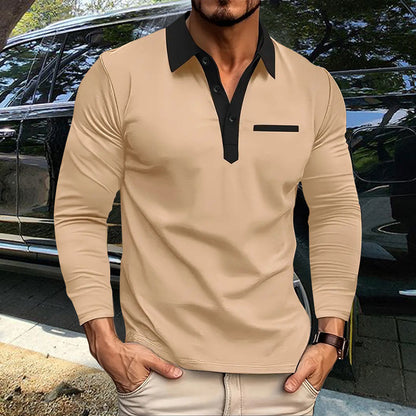 Chemise polo homme avec col moderne et poche poitrine pratique Chic und Stil