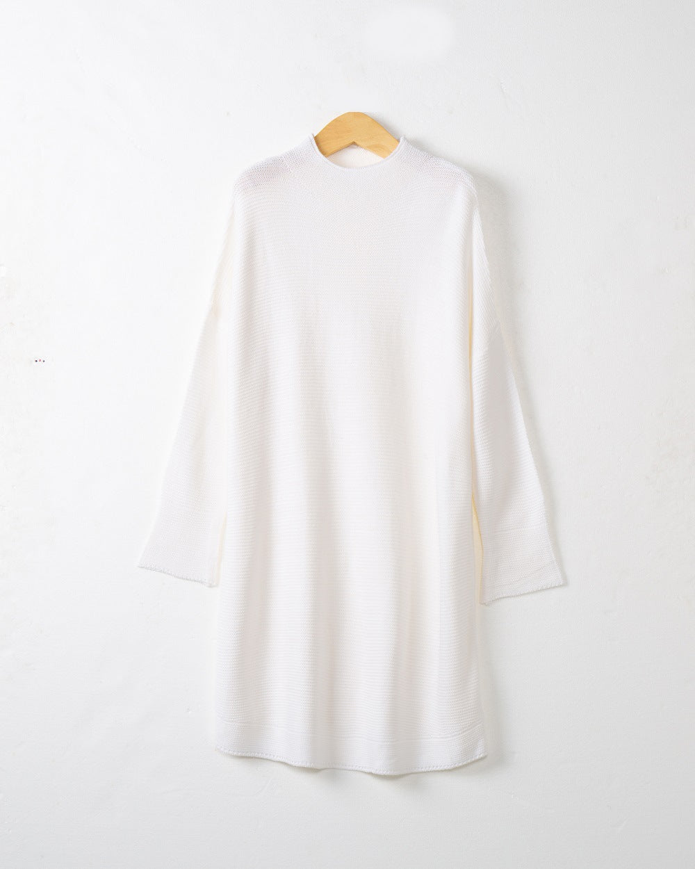 Dames Grand pull à col roulé en tricot doux Chic und Stil