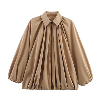 Chemisier élégant pour femmes avec fronces et coupe décontractée Chic und Stil