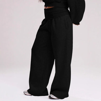 Ladies Wide Casual Chic Pants