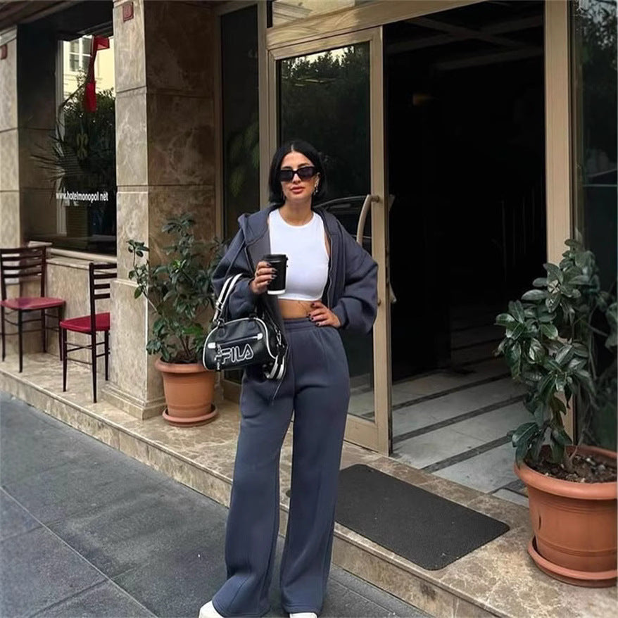 Dames costume de fitness doux taille haute Chic und Stil