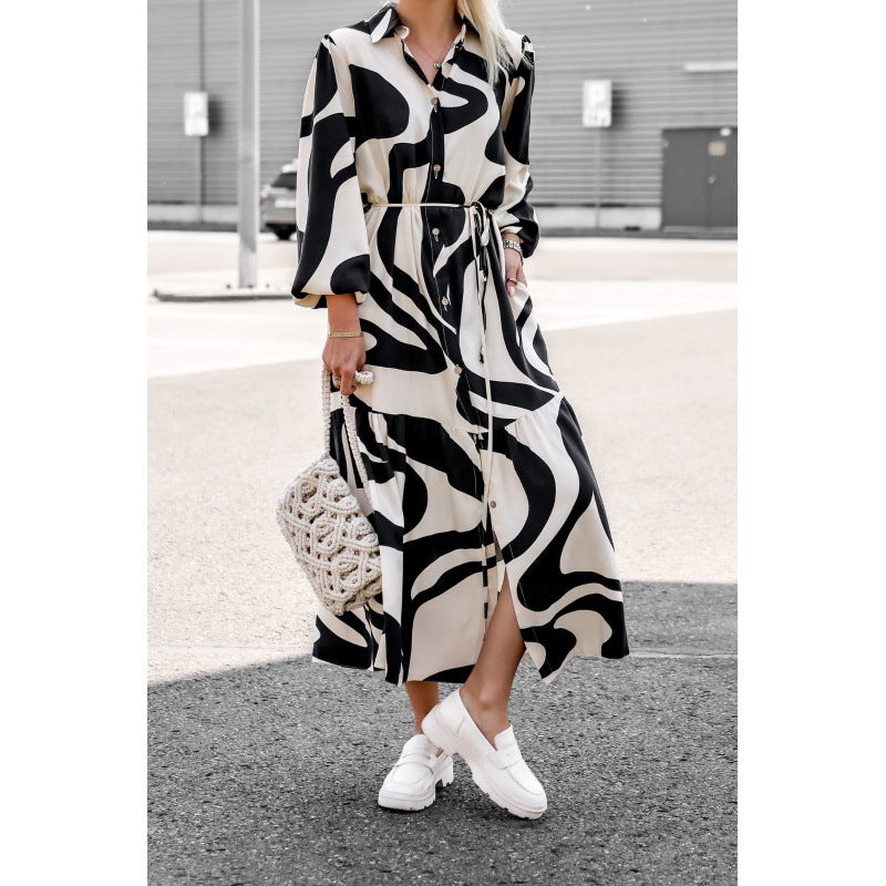 Femme Chemisier à manches longues Robe Chic und Stil