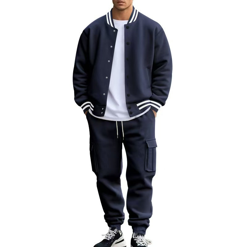 Chic and Stil men's sweater and jogger pants set, comfortable and stylish.