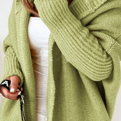 Dames Pull en tricot décontracté avec devant ouvert et fine texture Chic und Stil